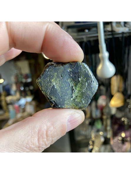 Tranche de Tourmaline Verte (Verdélite)