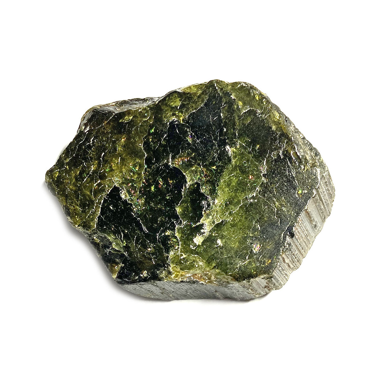 Tranche de Tourmaline Verte (Verdélite)