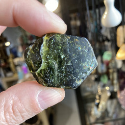 Tranche de Tourmaline Verte (Verdélite)