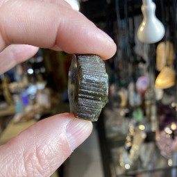 Tranche de Tourmaline Verte (Verdélite)