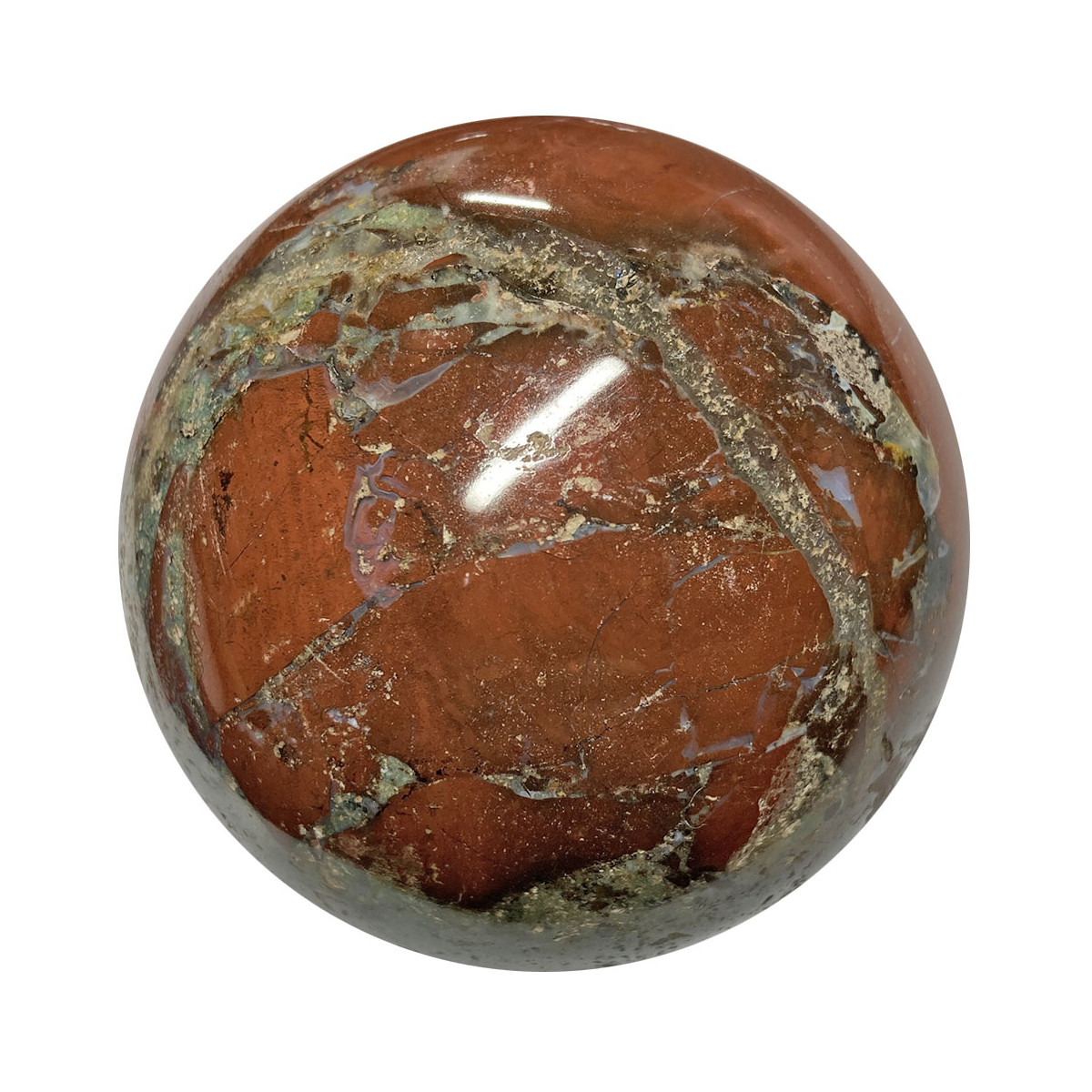Sphère en Jaspe Rouge - 65 mm Sphère en Jaspe Rouge - 65 mm