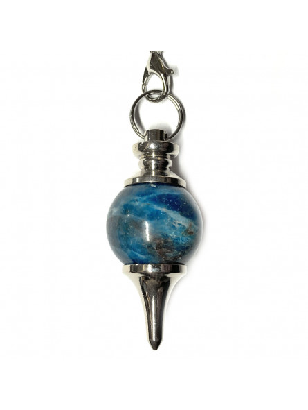 Pendule Boule en Apatite - Forme Séphoroton