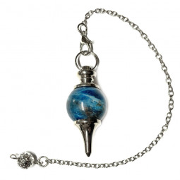 Pendule Boule en Apatite - Forme Séphoroton