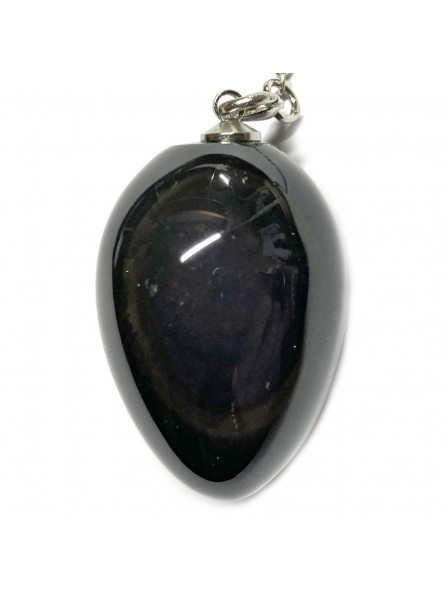Pendule en Obsidienne Oeil Céleste - Forem Oeuf