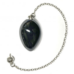 Pendule en Obsidienne Oeil Céleste - Forem Oeuf