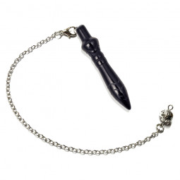 Pendule de Thôt en Tourmaline Noire