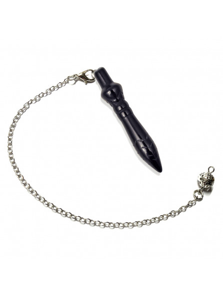 Pendule de Thôt en Tourmaline Noire Pendule de Thôt en Tourmaline Noire