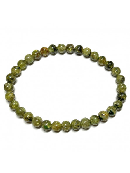 Bracelet en Péridot - Boules de 6mm Bracelet en Péridot - Boules de 6mm