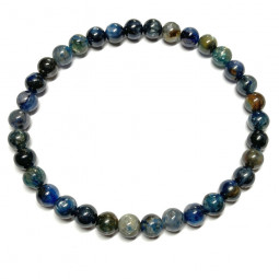 Bracelet en Cyanite - Boules de 6mm