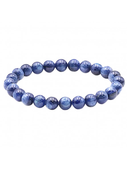 Bracelet en Cyanite EXTRA - Boules de 8mm Bracelet en Cyanite EXTRA - Boules de 8mm