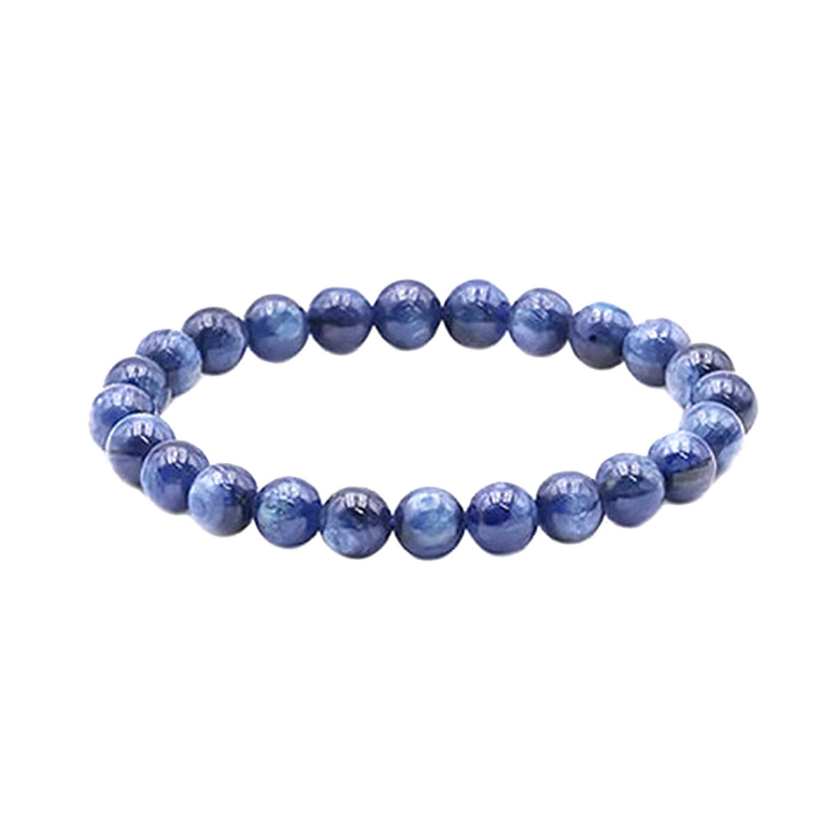 Bracelet en Cyanite EXTRA - Boules de 8mm Bracelet en Cyanite EXTRA - Boules de 8mm