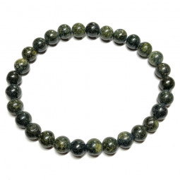 Bracelet en Serpentine - Boules de 6 mm