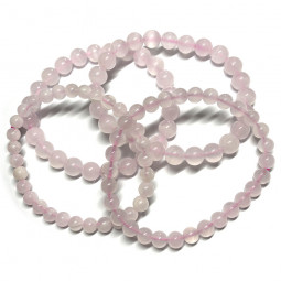 Bracelet en Manganocalcite - Boules de 6 ou 8 mm