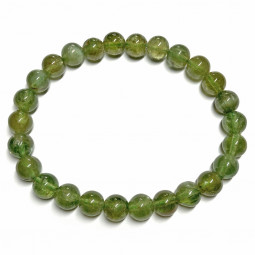 Bracelet en Apatite Verte - Boules de 8mm