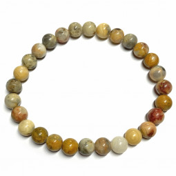 Bracelet en Agate Crazy Lace - Boules de 6