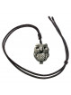 Pendentif Chouette en Obsidienne Argentée Pendentif Chouette en Obsidienne Argentée