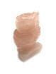 Chouette en Quartz Rose