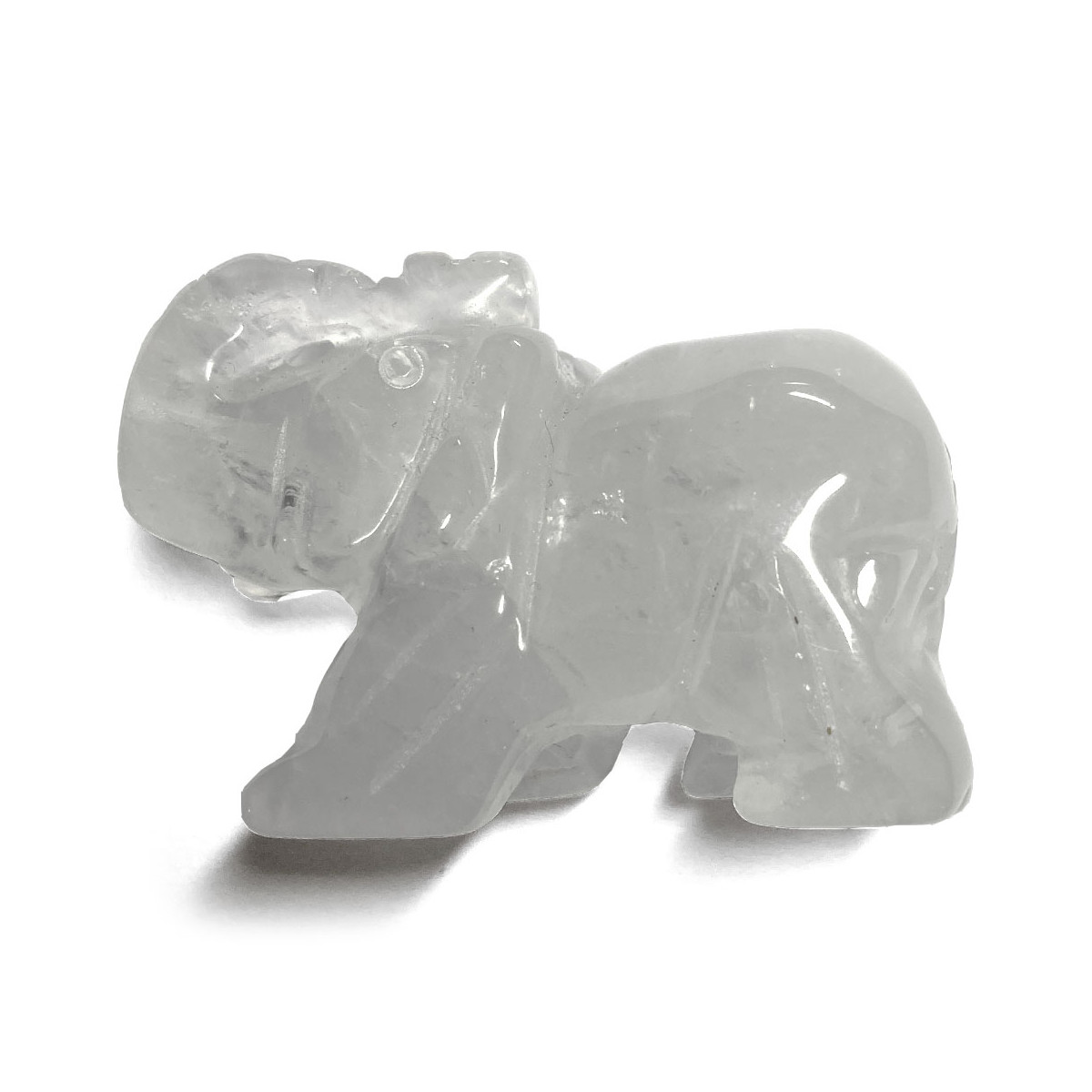 Éléphant en Cristal de Roche