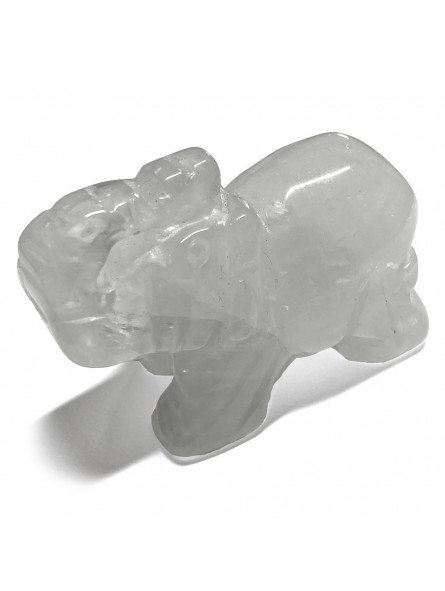Éléphant en Cristal de Roche