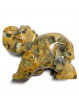 Éléphant en Agate Crazy Lace
