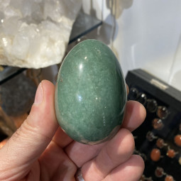 Oeuf en Aventurine Verte - 65mm