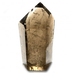 Pointe Naturelle en Quartz Fumé Rutile