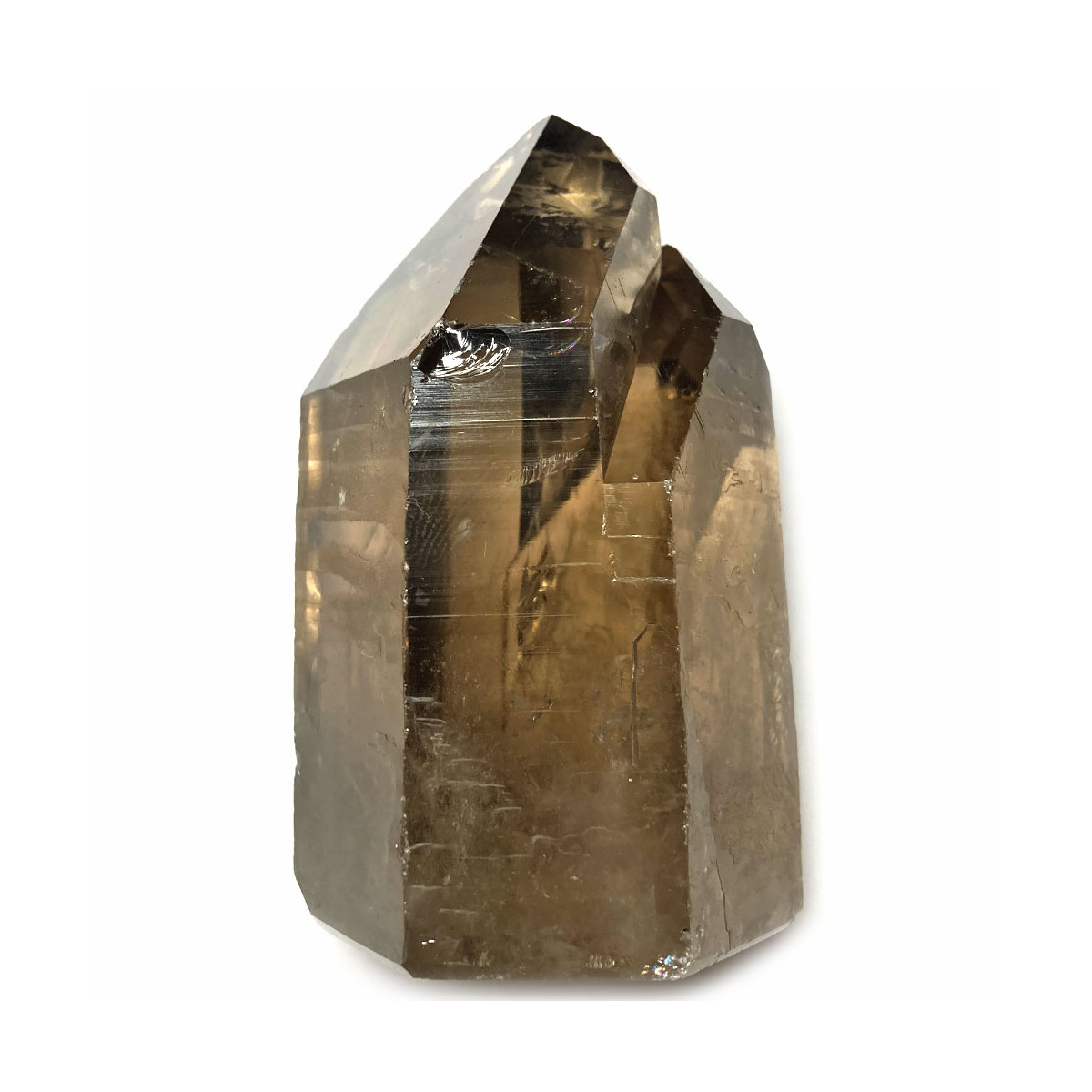 Pointe Naturelle en Quartz Fumé - Pointe Cathédrale