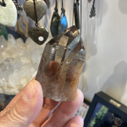 Pointe Naturelle en Quartz Fumé - Pointe Cathédrale