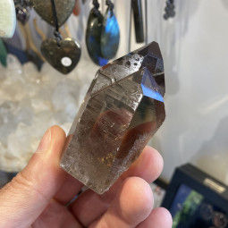 Pointe Naturelle en Quartz Fumé - Pointe Cathédrale