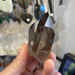 Pointe Naturelle en Quartz Fumé - Pointe Cathédrale