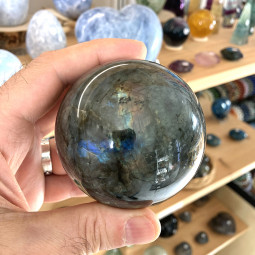 Sphère en Labradorite de 7 cm