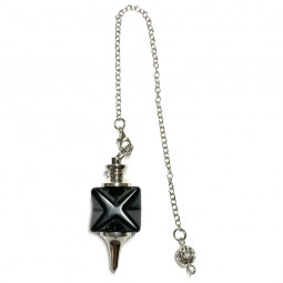 Pendule Merkaba en Tourmaline Noire