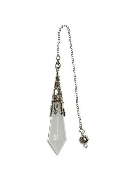 Pendule Vortex en Cristal de Roche