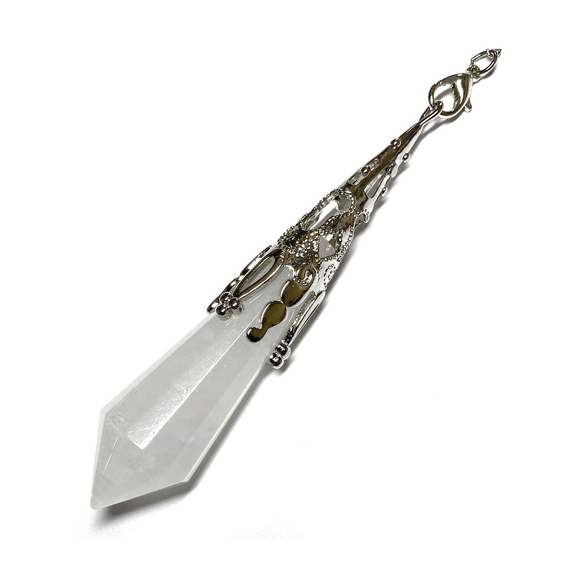 Pendule Vortex en Cristal de Roche