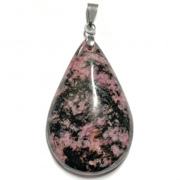 Pendentif Rhodonite - Forme Goutte