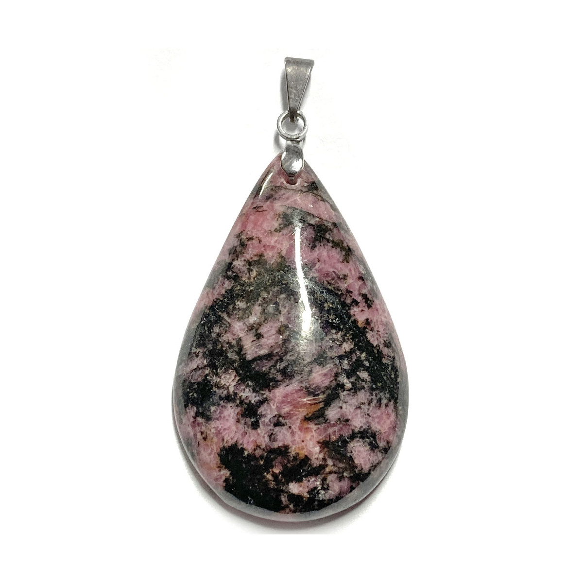 Pendentif Rhodonite - Forme Goutte