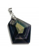Pendentif de Forme Géométrique en Obsidienne Oeil Céleste