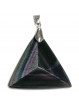 Pendentif en Obsidienne Oeil Céleste - Forme Triangulaire