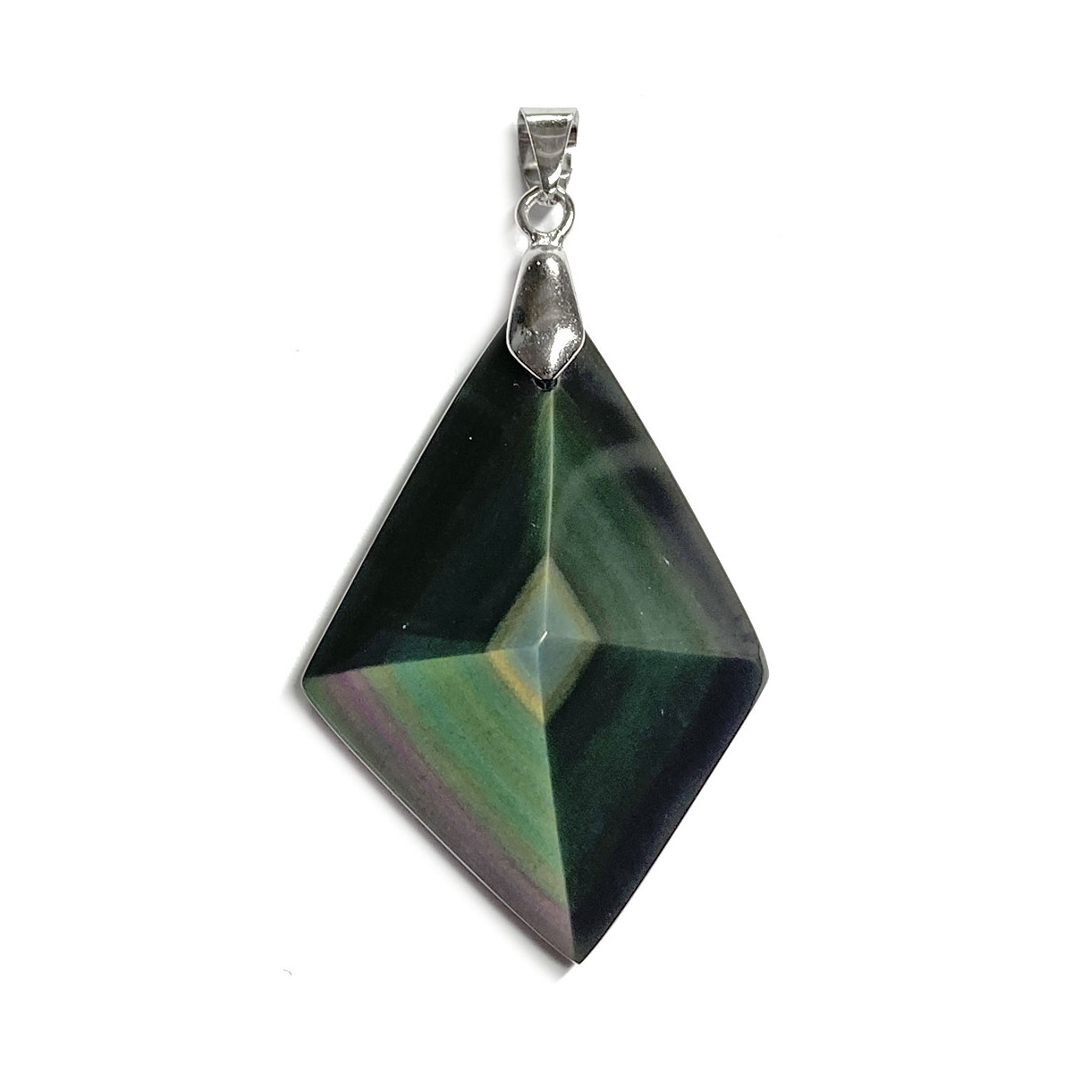 Pendentif en Oeil Céleste Cabochon - Forme Cravate