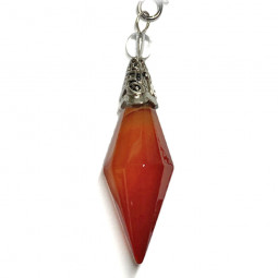 Pendule Aetheris en Cornaline