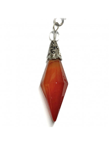 Pendule Aetheris en Cornaline