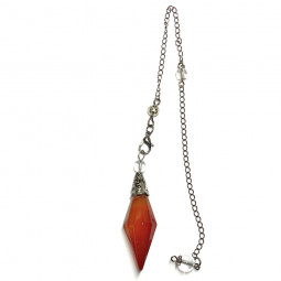 Pendule Aetheris en Cornaline