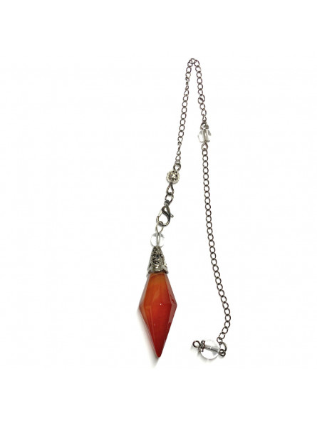 Pendule Aetheris en Cornaline