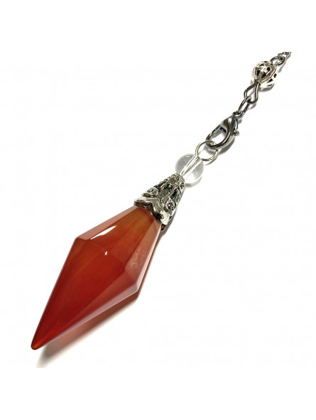 Pendule Aetheris en Cornaline