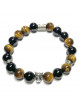 Bracelet Création en Onyx & Œil de Tigre