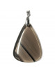 Pendentif Goutte en Obsidienne à Lamelles