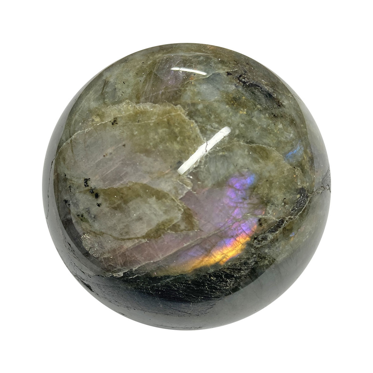 Sphère en Labradorite de 52 mm de Diamètre