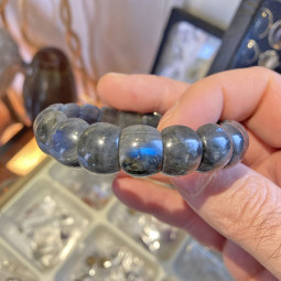 Bracelet Cabochon en Labradorite