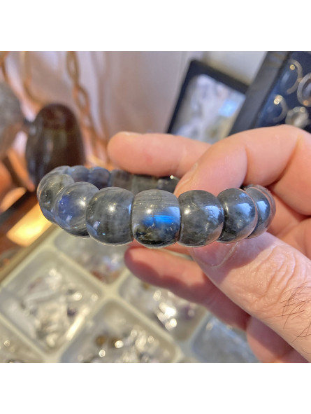 Bracelet Cabochon en Labradorite
