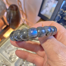 Bracelet Cabochon en Labradorite